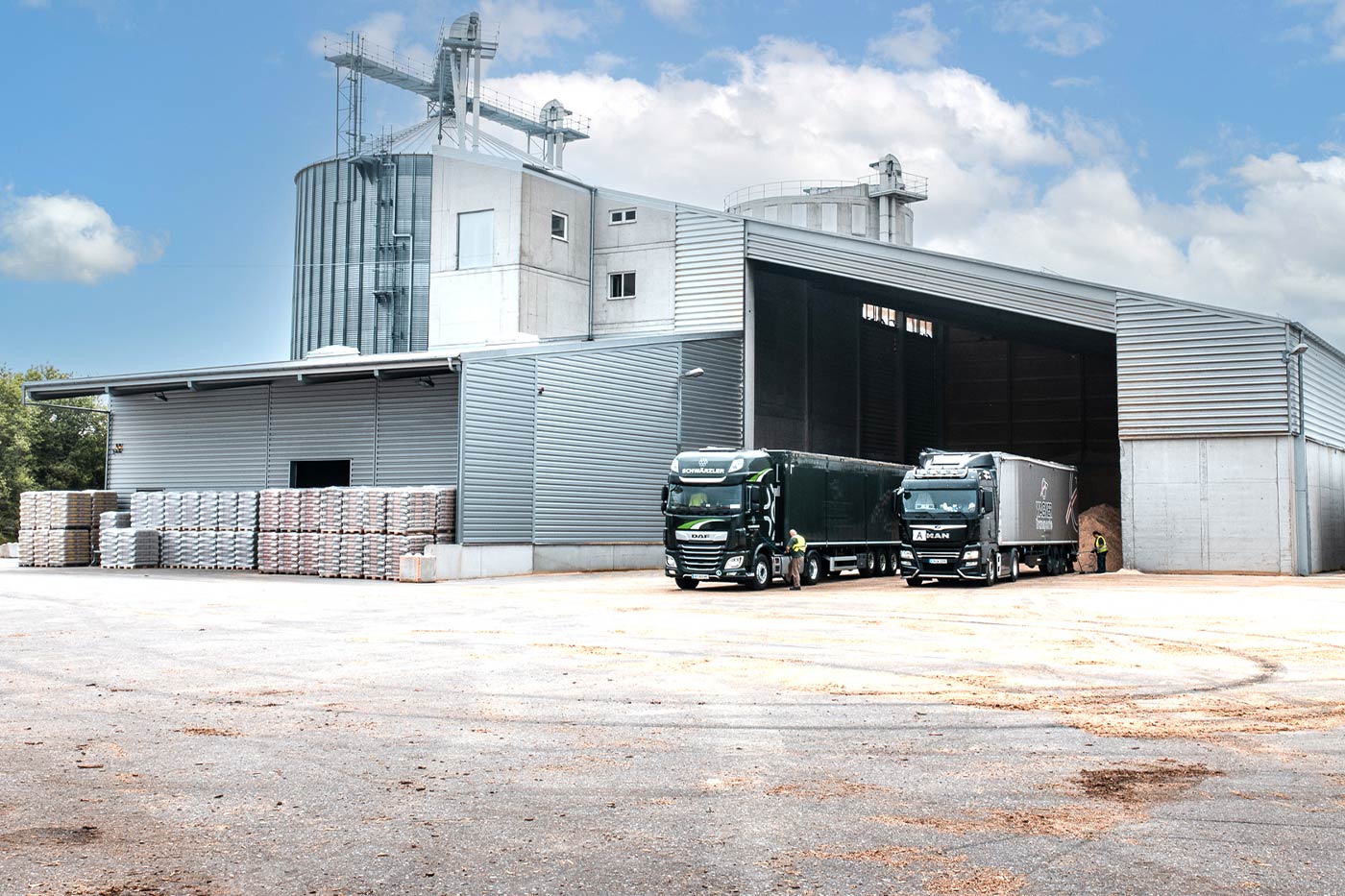 Das einzige Pelletswerk im Südwesten Bayerns