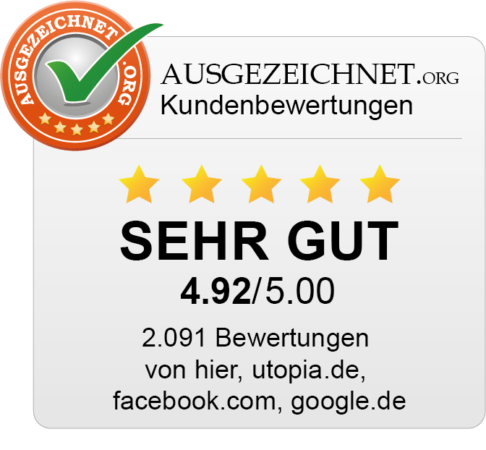 kundenbewertungen ausgezeichnet siegel