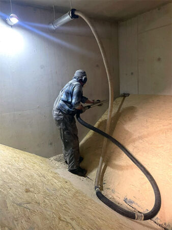 pelletlagerung reinigung